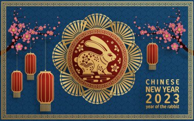 Mutlu Çin Yeni Yılı Tavşan 2023