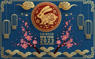 Mutlu Çin Yeni Yılı Tavşan 2023