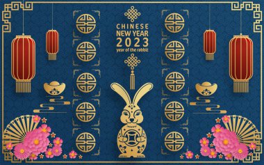 Mutlu Çin Yeni Yılı Tavşan 2023