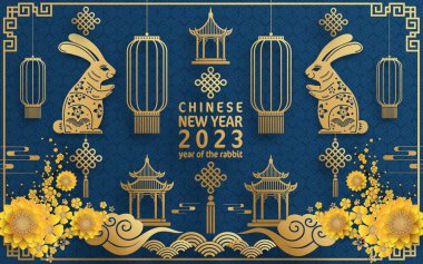 Mutlu Çin Yeni Yılı Tavşan 2023