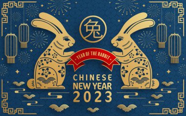 Mutlu Çin Yeni Yılı Tavşan 2023