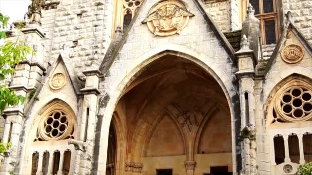 Igreja Sant Bartomeu Soller Maiorca Espanha — Vídeo de Stock