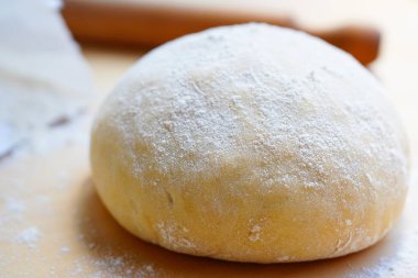 fresh raw daugh on wooden background 