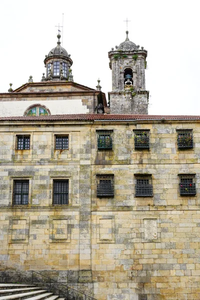 Kloster Och Kyrkan San Paio Antealtares Monasterio San Paio Antealtares — Stockfoto