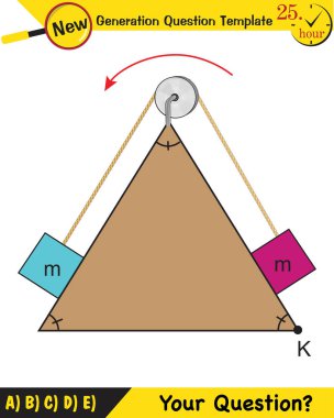 Physics, inclined plane, next generation question template, dumb physics figures, exam question, eps