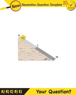 Physics, inclined plane, next generation question template, dumb physics figures, exam question, eps