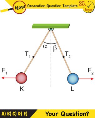 Fizik, elektrik alanı, yeni nesil soru şablonu, sınav sorusu.