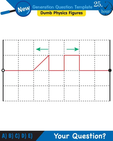 Physics Wave Mechanics Diffraction Wave Train Next Generation Question Template — ストックベクタ