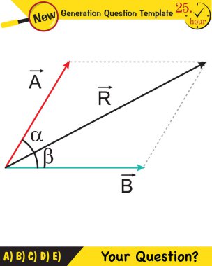 Fizik, vektörlerin konusu, yeni nesil soru şablonu, sizin sorunuz...