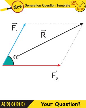 Fizik, vektörlerin konusu, yeni nesil soru şablonu, sizin sorunuz...