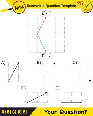 Fizik, vektörlerin konusu, yeni nesil soru şablonu, sizin sorunuz...