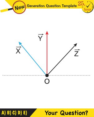 Fizik, vektörlerin konusu, yeni nesil soru şablonu, sizin sorunuz...