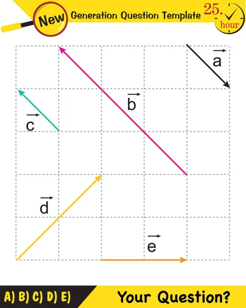 Physics Subject Vectors New Generation Question Template Your Question Eps —  Vetores de Stock