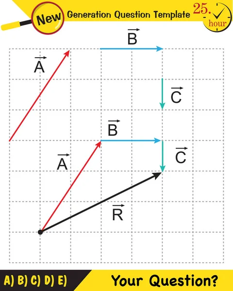 Physics Subject Vectors New Generation Question Template Your Question Eps — ストックベクタ