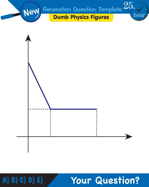 Physics Heat Temperature Heating Substances Next Generation Question Template Dumb — Archivo Imágenes Vectoriales