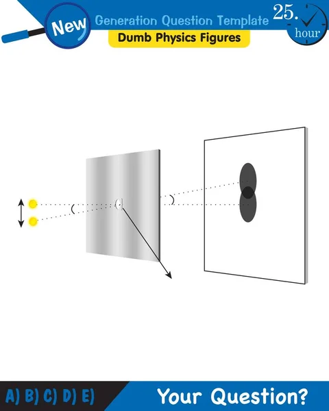 Physics Light Enlightenment Refraction Light Convex Concave Lenses Next Generation — Stock vektor