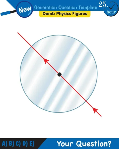 Physics Light Enlightenment Refraction Light Convex Concave Lenses Next Generation — ストックベクタ