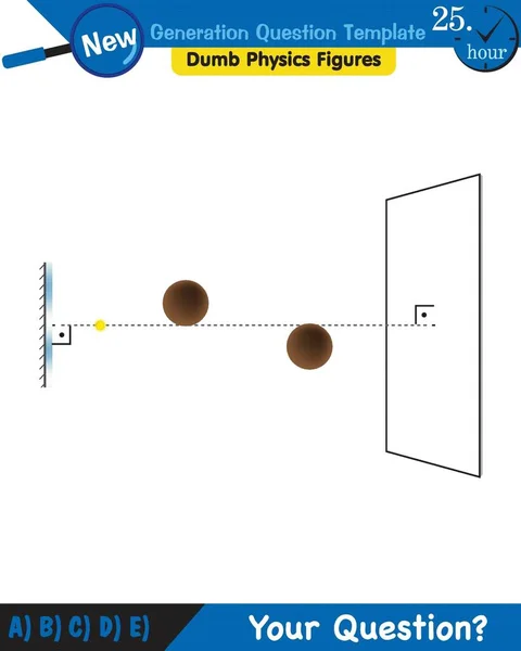 Physics Light Enlightenment Refraction Light Convex Concave Lenses Next Generation — Vector de stock