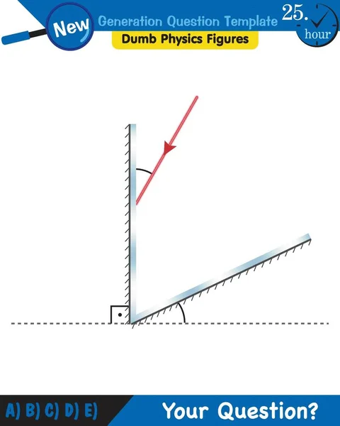 Physics Light Enlightenment Refraction Light Convex Concave Lenses Next Generation — 图库矢量图片