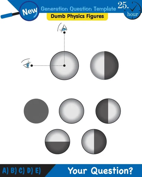 Physics Light Enlightenment Refraction Light Convex Concave Lenses Next Generation — Stock vektor