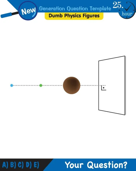 Physics Light Enlightenment Refraction Light Convex Concave Lenses Next Generation — Stock vektor