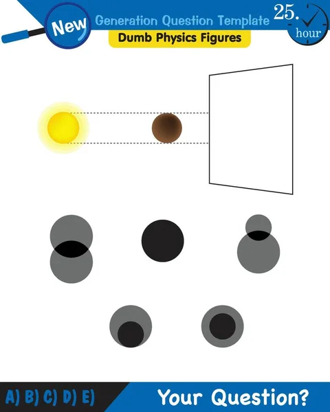 Physics Light Enlightenment Refraction Light Convex Concave Lenses Next Generation — Stock Vector