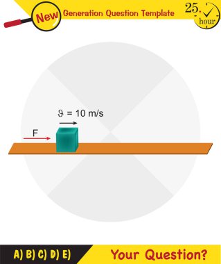 Fizik, kuvvet ve hareket, destek ve hareket, itme ve doğrusal momentum fiziği şekilleri, yük kaldırmak, yük çekmek, gelecek nesil soru şablonu, sınav sorusu, 