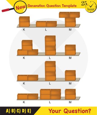 Physics, pressure of solids, next generation question template, dumb physics figures, exam question, eps