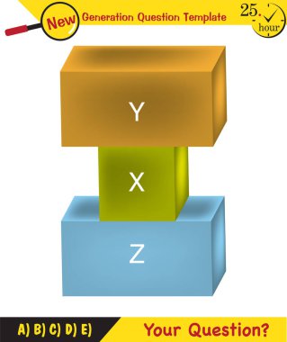 Physics, pressure of solids, next generation question template, dumb physics figures, exam question, eps