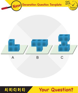 Physics, pressure of solids, next generation question template, dumb physics figures, exam question, eps