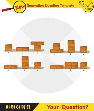 Physics, pressure of solids, next generation question template, dumb physics figures, exam question, eps