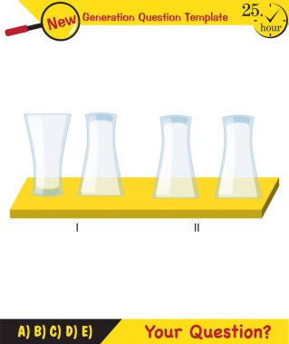 Physics, pressure of solids, next generation question template, dumb physics figures, exam question, eps