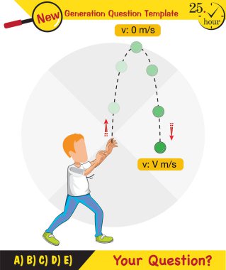 Physics, pressure of solids, next generation question template, dumb physics figures, exam question, eps