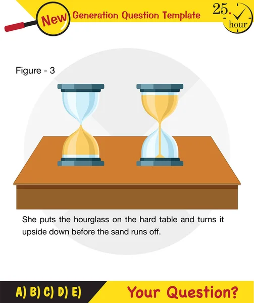 Physics Pressure Solids Next Generation Question Template Dumb Physics Figures — Wektor stockowy