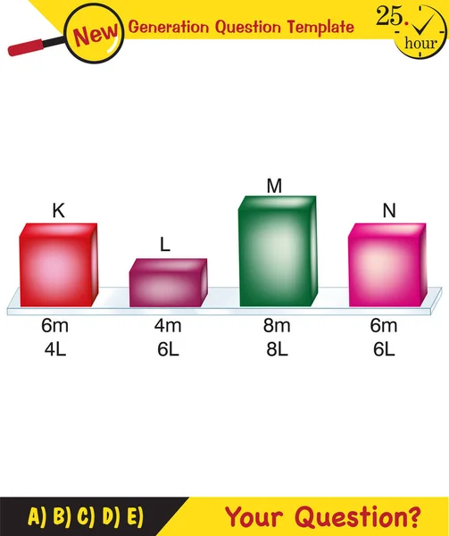 Physics Pressure Solids Next Generation Question Template Dumb Physics Figures — Image vectorielle