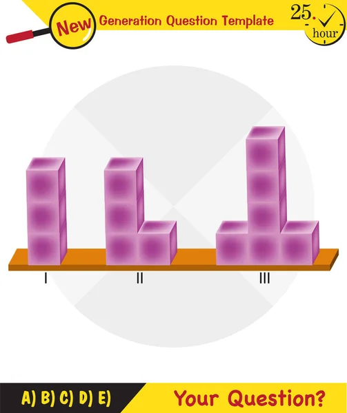 Physics Pressure Solids Next Generation Question Template Dumb Physics Figures — 图库矢量图片