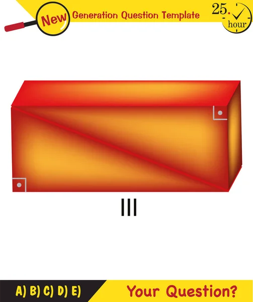 Physics Pressure Solids Next Generation Question Template Dumb Physics Figures — Stockvector