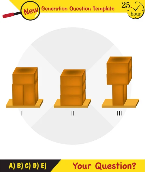 Physics Pressure Solids Next Generation Question Template Dumb Physics Figures — 图库矢量图片