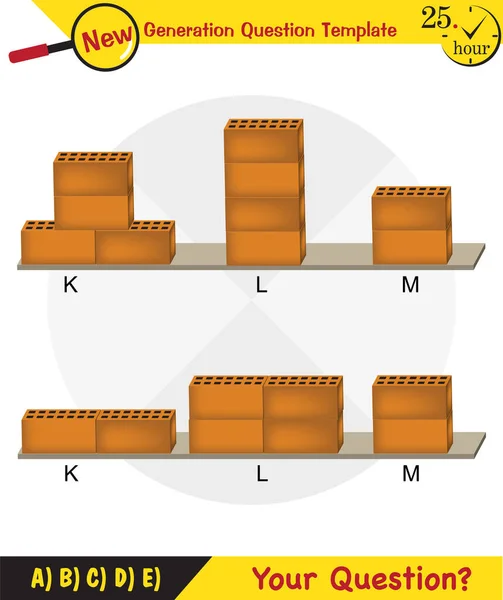 Physics Pressure Solids Next Generation Question Template Dumb Physics Figures — Stok Vektör