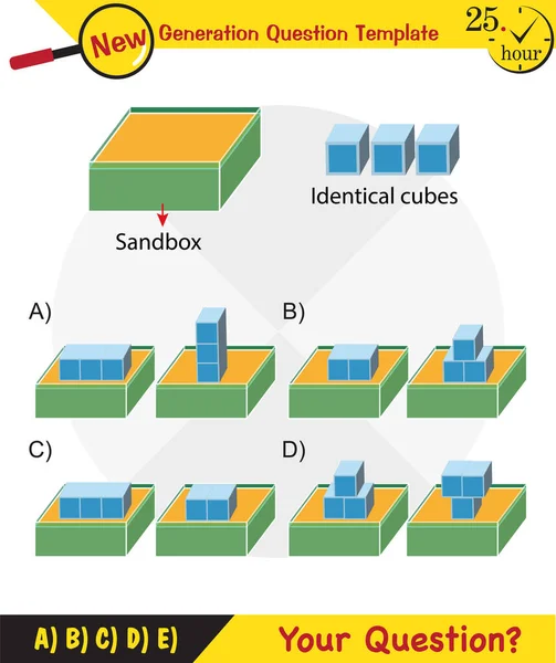 Physics Pressure Solids Next Generation Question Template Dumb Physics Figures Stock Vector
