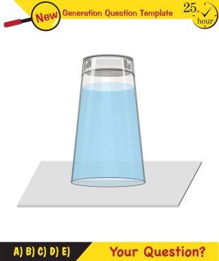 Physics, pressure and lifting force, pressure of stagnant waters, archimedes principle, pressure of liquids, containers filled with water, next generation question template, dumb physics figures, exam question, eps 