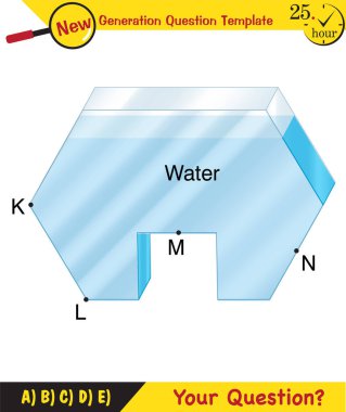 Physics, pressure and lifting force, pressure of stagnant waters, archimedes principle, pressure of liquids, containers filled with water, next generation question template, dumb physics figures, exam question, eps 