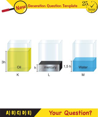 Physics, pressure and lifting force, pressure of stagnant waters, archimedes principle, pressure of liquids, containers filled with water, next generation question template, dumb physics figures, exam question, eps 