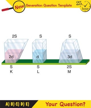 Physics, pressure and lifting force, pressure of stagnant waters, archimedes principle, pressure of liquids, containers filled with water, next generation question template, dumb physics figures, exam question, eps 