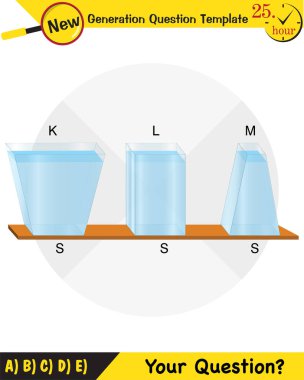 Physics, pressure and lifting force, pressure of stagnant waters, archimedes principle, pressure of liquids, containers filled with water, next generation question template, dumb physics figures, exam question, eps 