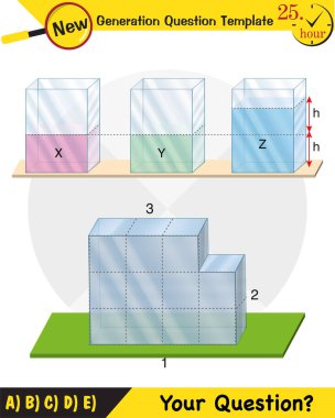 Physics, pressure and lifting force, pressure of stagnant waters, archimedes principle, pressure of liquids, containers filled with water, next generation question template, dumb physics figures, exam question, eps 