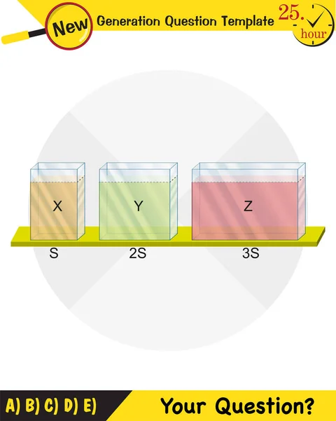 Physics Pressure Lifting Force Pressure Stagnant Waters Archimedes Principle Pressure — Stock vektor