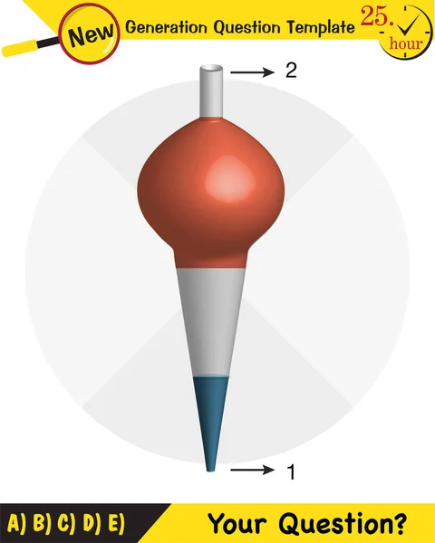 Fisica Pressione Liquidi Gas Esperienza Fisica Che Conferma Che Liquidi — Vettoriale Stock