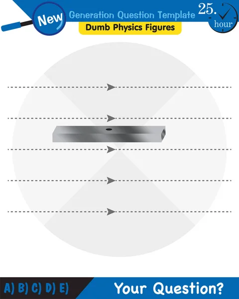 Physics Magnets Electromagnetic Field Magnetic Force Polar Magnet Schemes Educational — Vector de stock