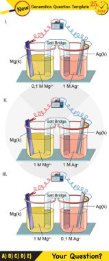 Kimya dersi elektrot konusu, tuz köprüleri, elektrokimyasal piller, yeni nesil soru şablonu, sınav sorusu, ep 